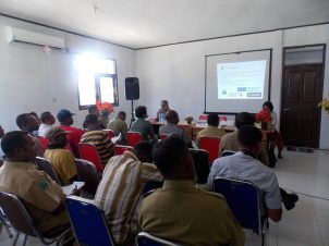 Kegiatan Diseminasi di Lingkup Pemerintahan Kab.Tambrauw (Foto : Tim Abun Pemberdayaan)